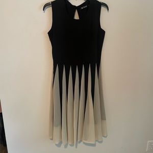 Black and white dress